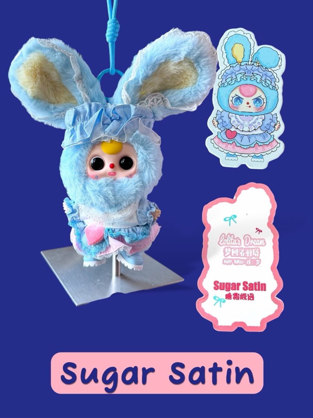 Baby Three Lolita's Dream Series Mini Plush Bunny - Picture 8 of 16